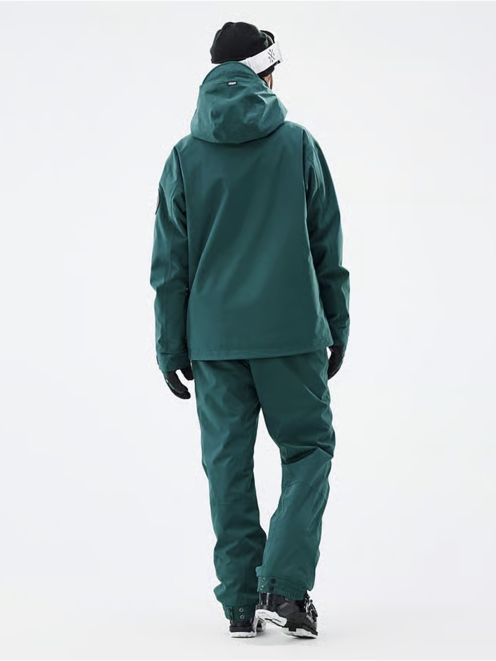 DOPE Women's Bottle Green Ski Anorak Jacket - Picture 4 of 8